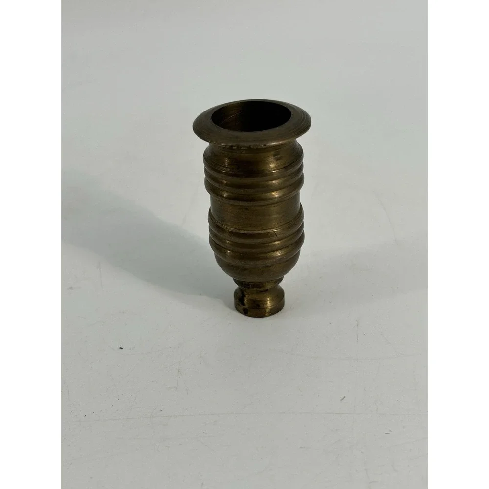 Vintage Brass Candlestick Holder Threaded For Candelabra